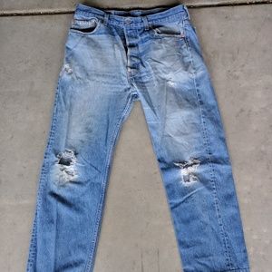 Vintage Levi’s Denim Jeans 501 Button Fly 36x32